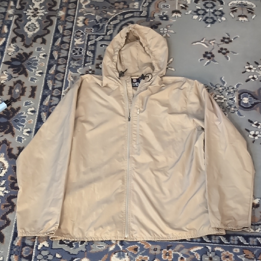 Chaps Men's Beige Windbreaker Jacket